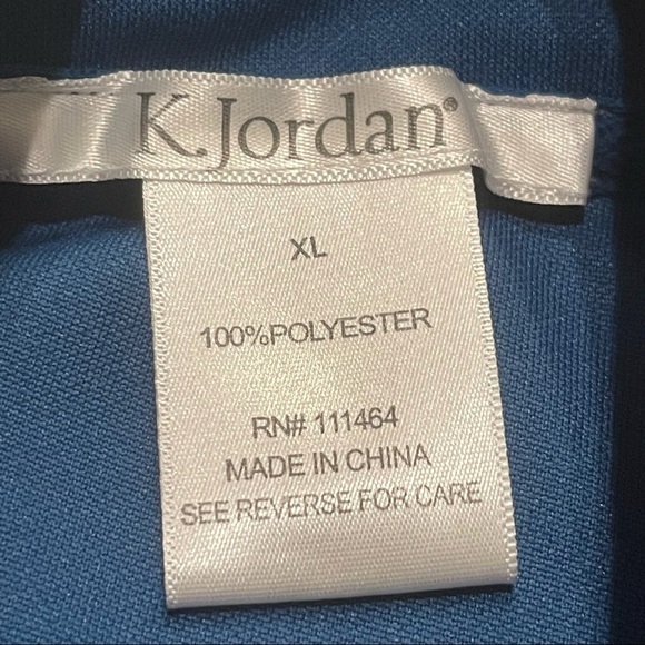 K.JORDAN Blue Track Jacket Size XL - Picture 6 of 10